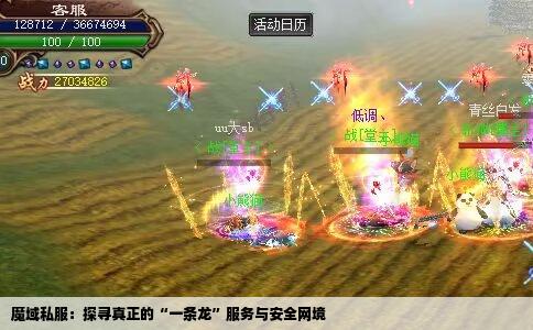 魔域私服：探寻真正的“一条龙”服务与安全网境